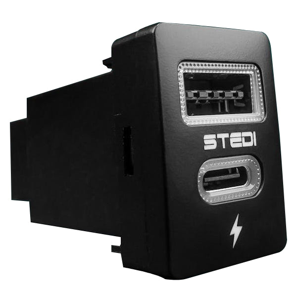 STEDI USBC-SHORT-TOY OEM Style USB-C Connector Switch Suit Toyota Vehicles