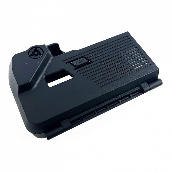 Black Thinkware F200LOCK dashcam locking box designed to secure power cable and Micro SD card, providing added protection for dashcam installations.