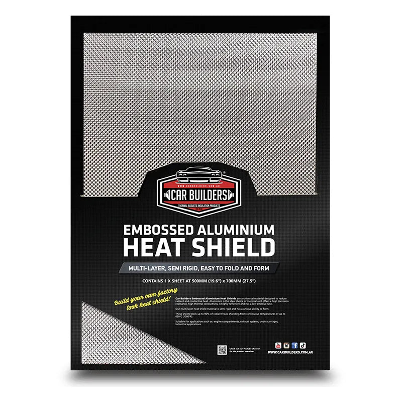 Car Builders EHS Aluminium Embossed Exhaust Heat Shield