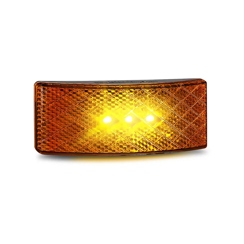 LED Autolamps EU38BAMHDB Amb 3 LED Side Marker with Reflector