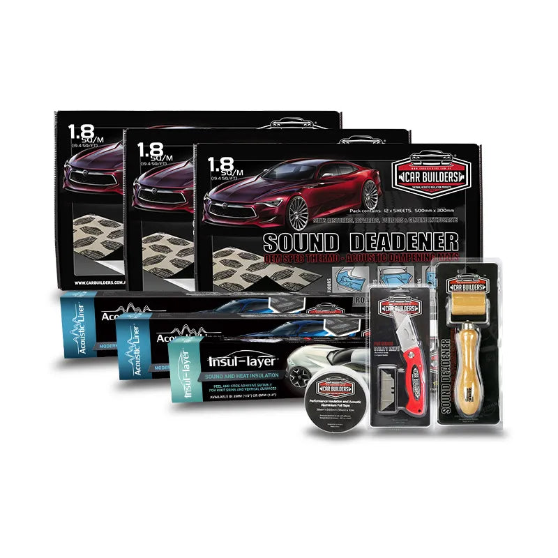 Car Builders PUP Pick Up Truck Sound Deadening Packs