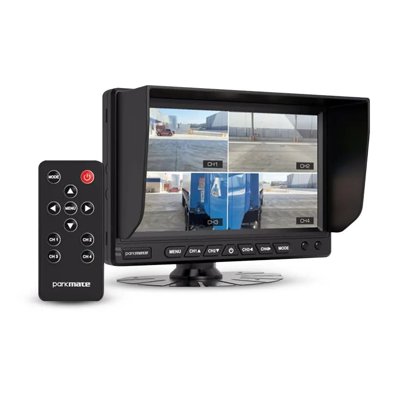 Parkmate PM-74AHDM 7.0” Multi-Channel AHD Monitor with 4 Camera Input & Display