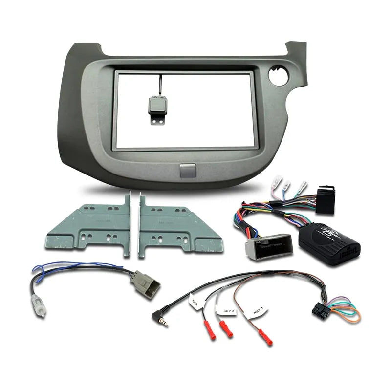 Aerpro FP8075K Double DIN Grey Install Kit Suit Honda Jazz GE 2008 - 2013