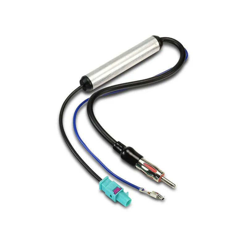 Aerpro APA59 Universal Aftermarket Headunit Antenna Adaptor Male Din & Female Fakra with Phantom Power Supply
