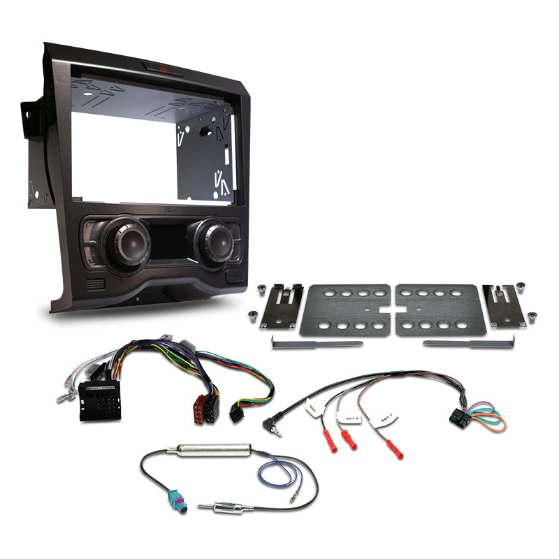 Aerpro FP9450GK Double DIN Grey Install Kit Suit Holden Commodore VE Series 1 Dual Zone Climate Control
