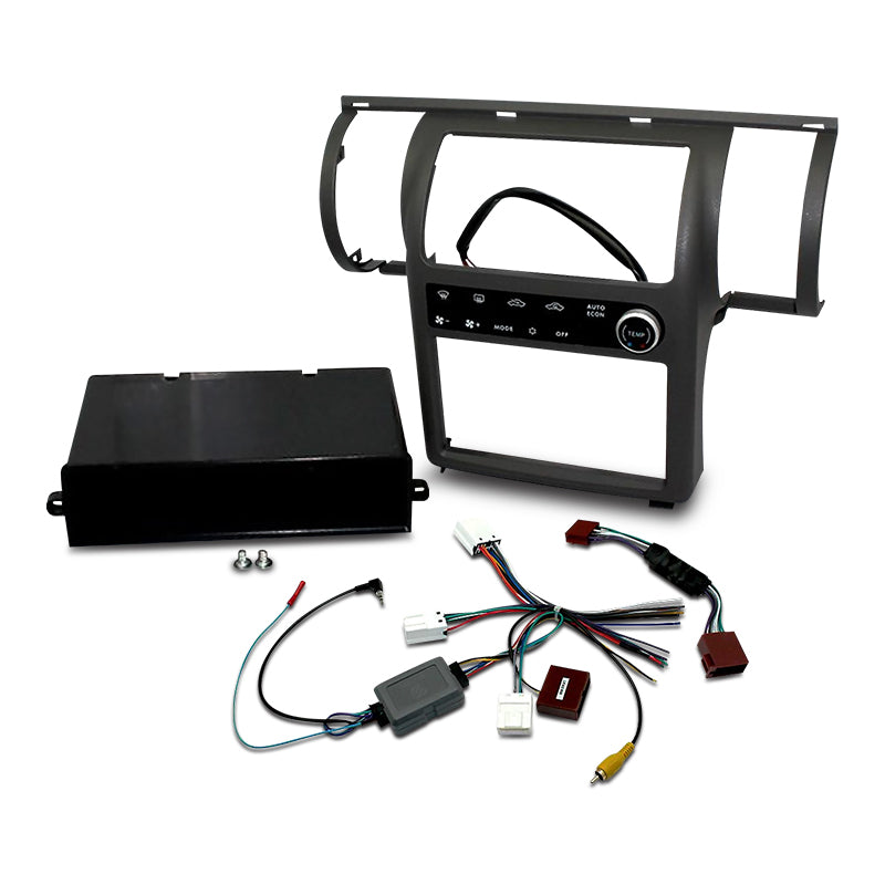 Aerpro FP8273SZ 2-DIN Stereo Install Kit Suit Nissan Skyline 2001-2004 V35 350GT Pewter