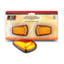 LED Autolamps 77AM2 12/24V Cat6 Side Direction Indicator Lamp Amber Lens Twin Blister