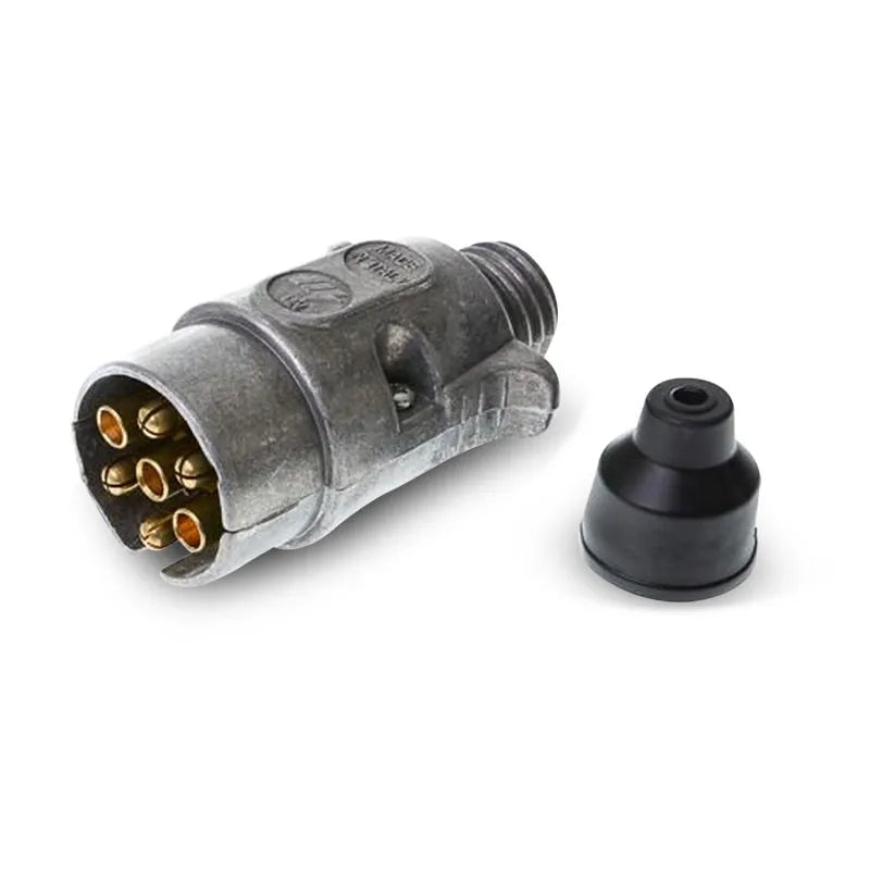OEX ACX2807 7 Pin Large Round Plug Metal