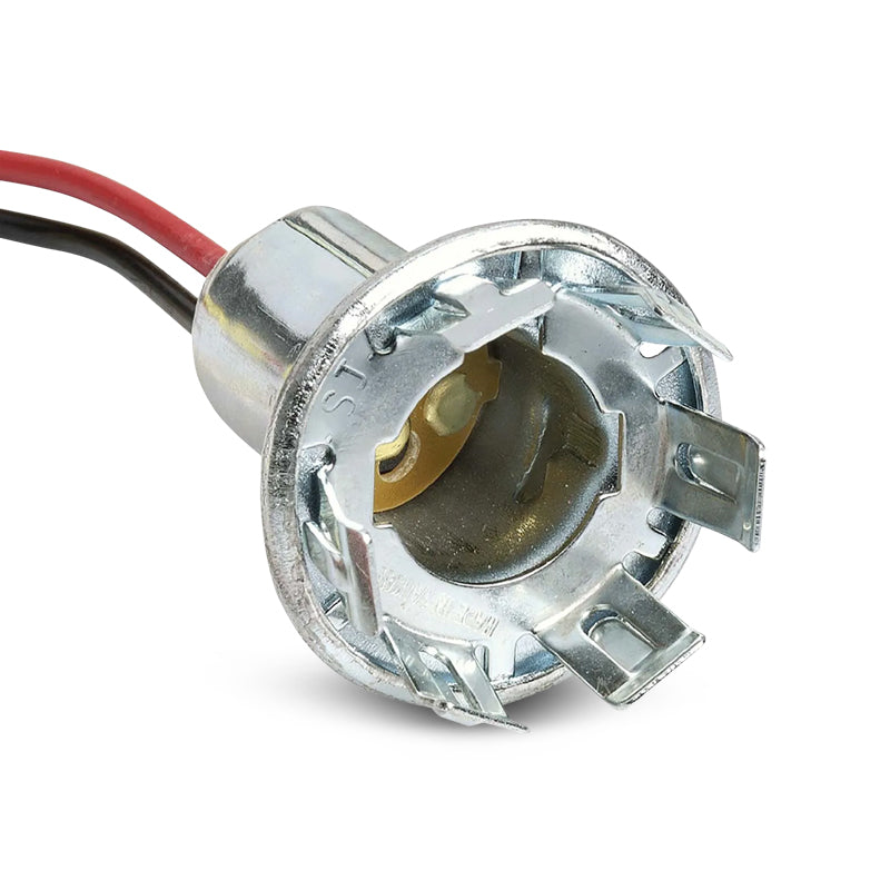 Narva 49838 Globe Holder BA15d Push Lock Pre Wired - 1 Pce