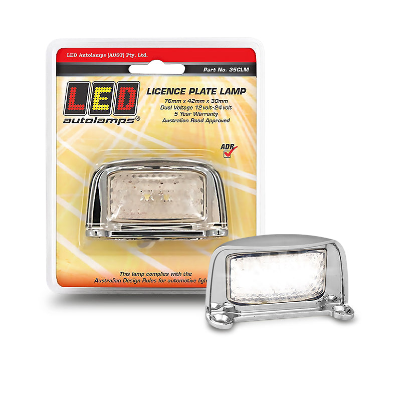 LED Autolamps 35CLM Licence Plate Light LED 12 or 24V