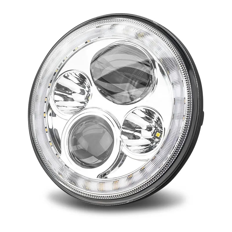 STEDI LEDMOTO-IRIS-7 STEDI 7" Iris Chrome LED Headlight