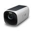 Eufy 4K wireless security camera with an integrated solar panel, labeled as 'eufy Security', featuring a black and white color scheme.