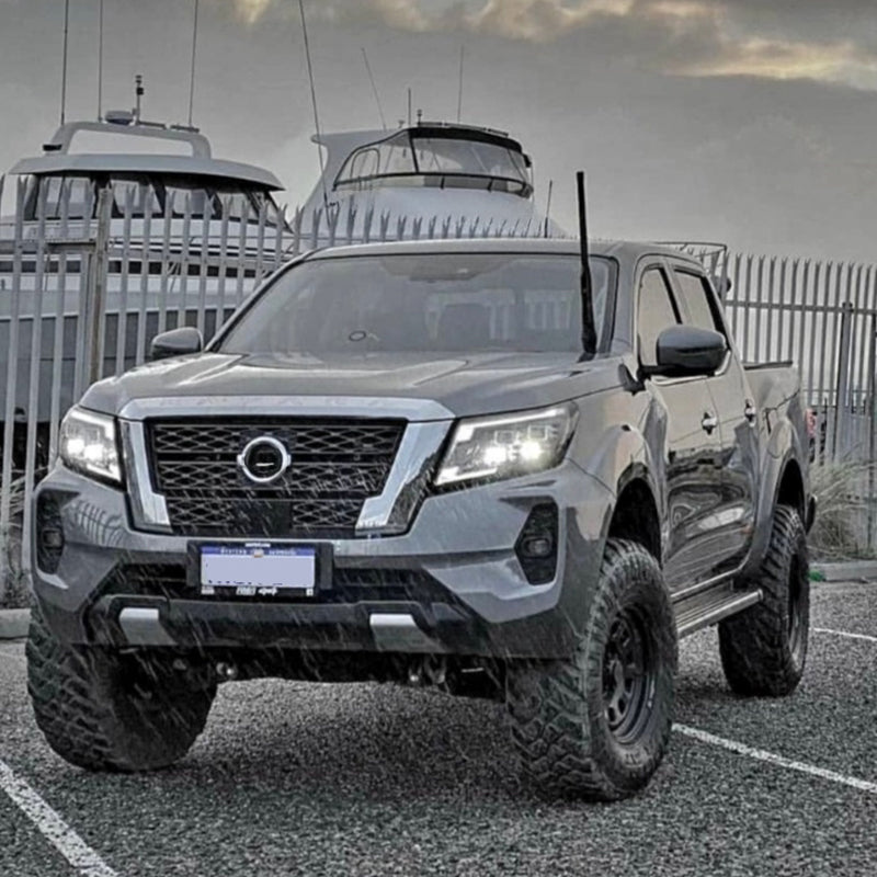 GMF4x4 BB-002D UHF Antenna Bonnet Bracket (No Struts) Suit Navara NP300 2015+ - Driver Side