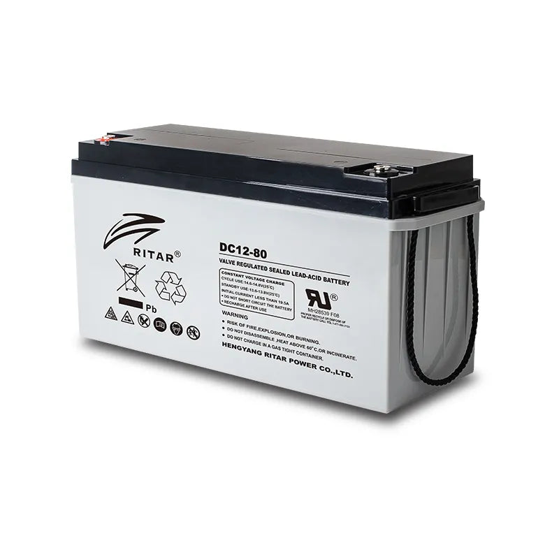 Ritar DC12-80 12V 80Ah Deep Cycle Series Battery