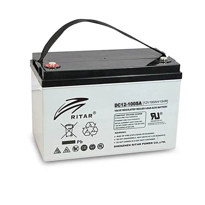 Ritar DC12-100SA 12V 100Ah Deep Cycle Series Battery