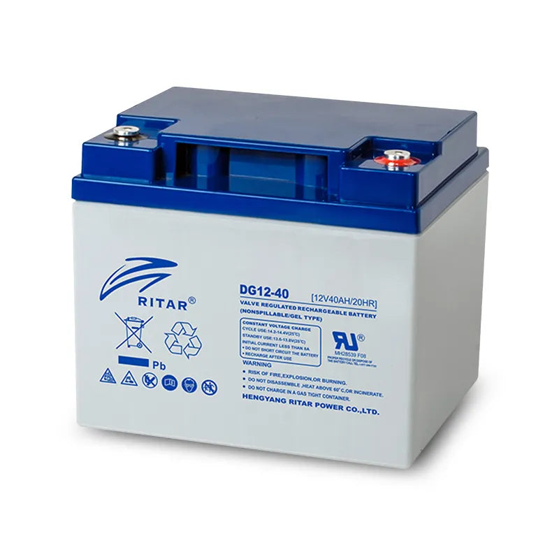 Ritar DG12-40 12V 40Ah Deep Cycle Gel Series Battery