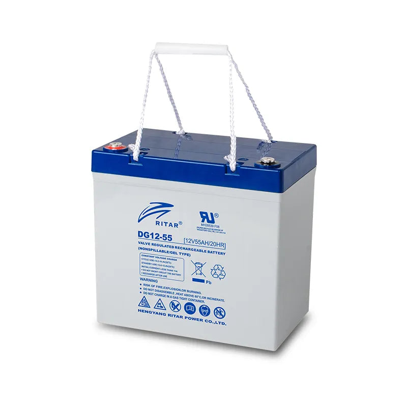 Ritar DG12-55 12V 55Ah Deep Cycle Gel Series Battery