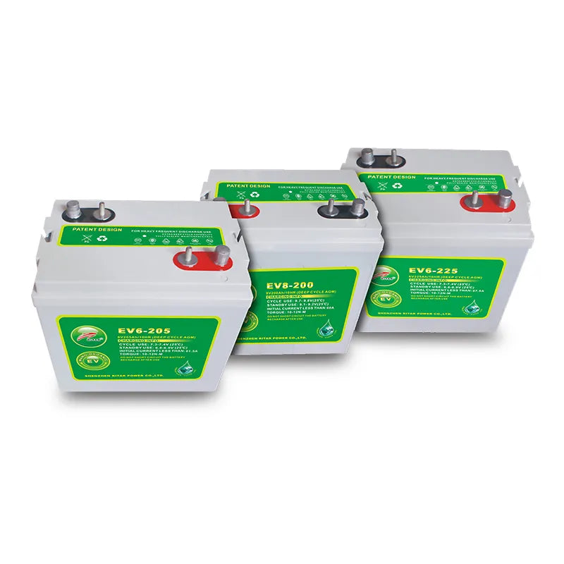 Ritar EV6-225S 6V 225Ah Electric Vehicle Series Battery