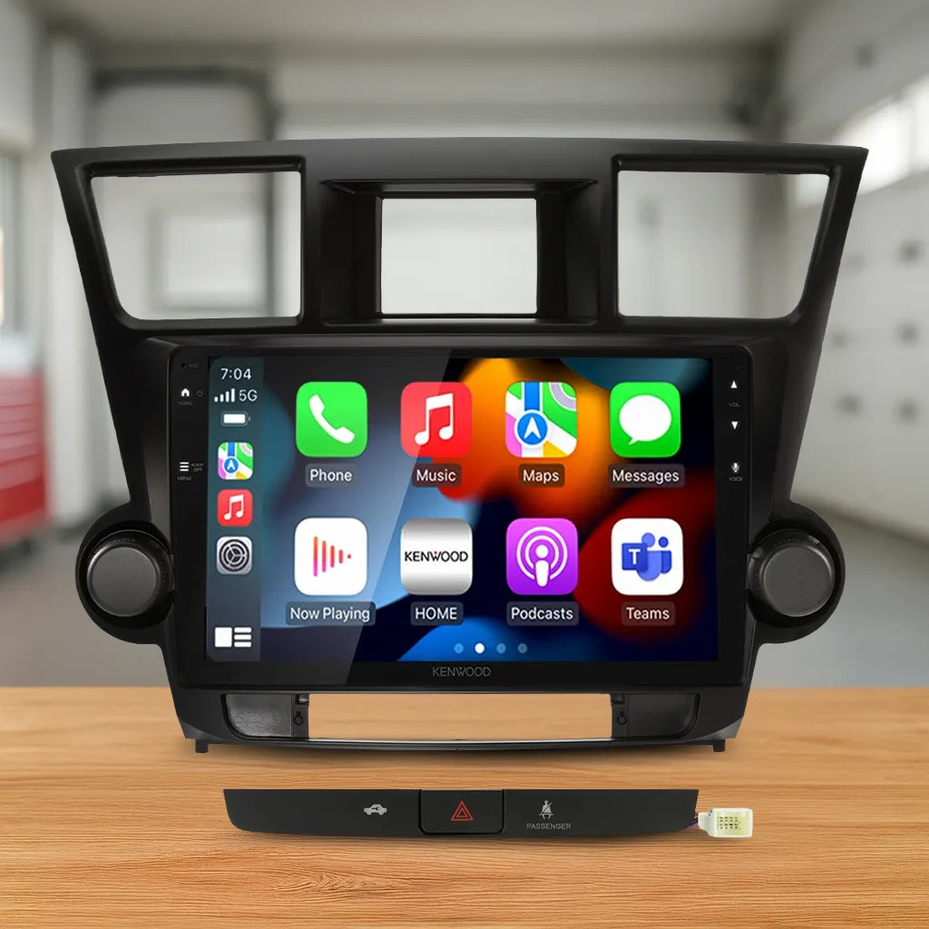 DMX80AXS Bundle - TOYOTA KLUGER 2007-2013 [COMPATIBLE WITH KENWOOD DMX80AXS] (AKTO6/APP8KE8)/SWC-APKWPL