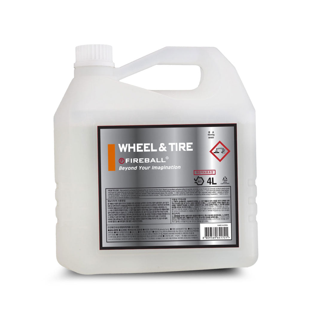 Fireball FB2-WHLTR-4000 Wheel & Tire 4L – professional tire and wheel cleaner with pH-balanced formula