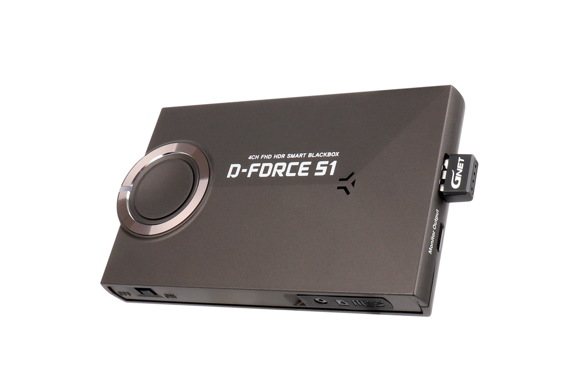 GNET D-FORCE S1 4CH FHD Truck, Bus & Caravan Dash Cam