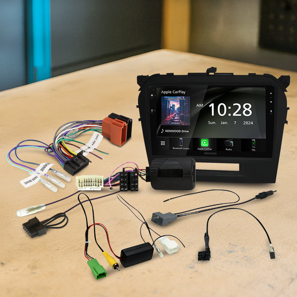 DMX80AXS Bundle - Kenwood DMX80AXS 9 (HR9-SZ003/APP8KE8)/SWC-APKWPL