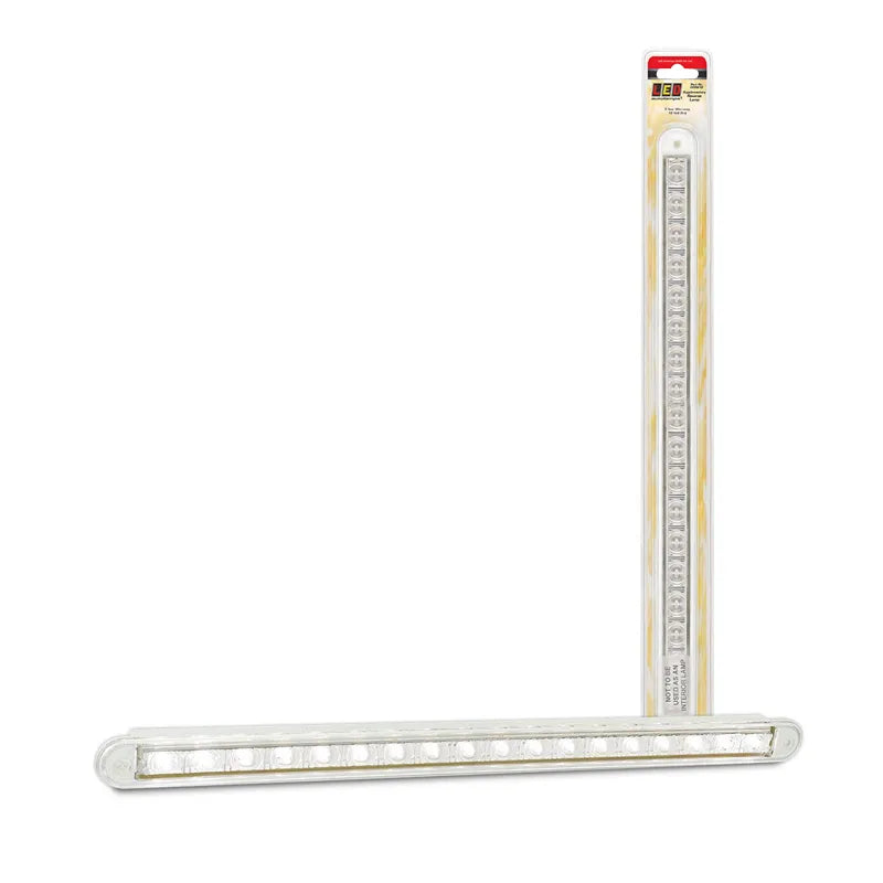 LED Autolamps 380W12 12V Reverse Strip Lamp 18 Square LEDs Recessed Mount 40cm