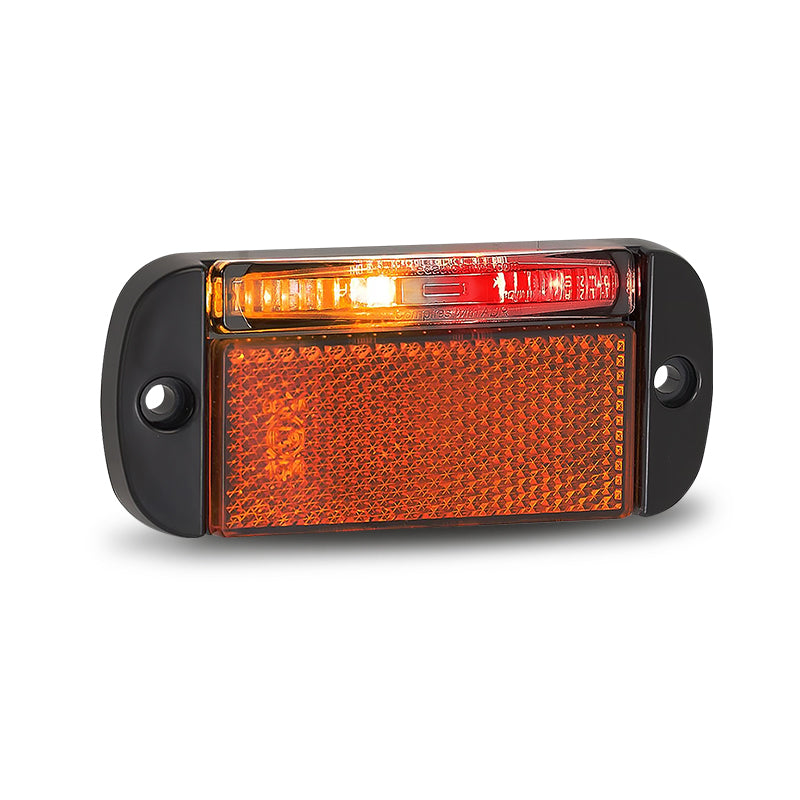 LED Autolamps 44ARMLB 12/24V Amb/Red Left Side