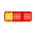 LED Autolamps 310ARR12B Stop/Tail/Indicator Lamp With Reflector 12 Volt Only