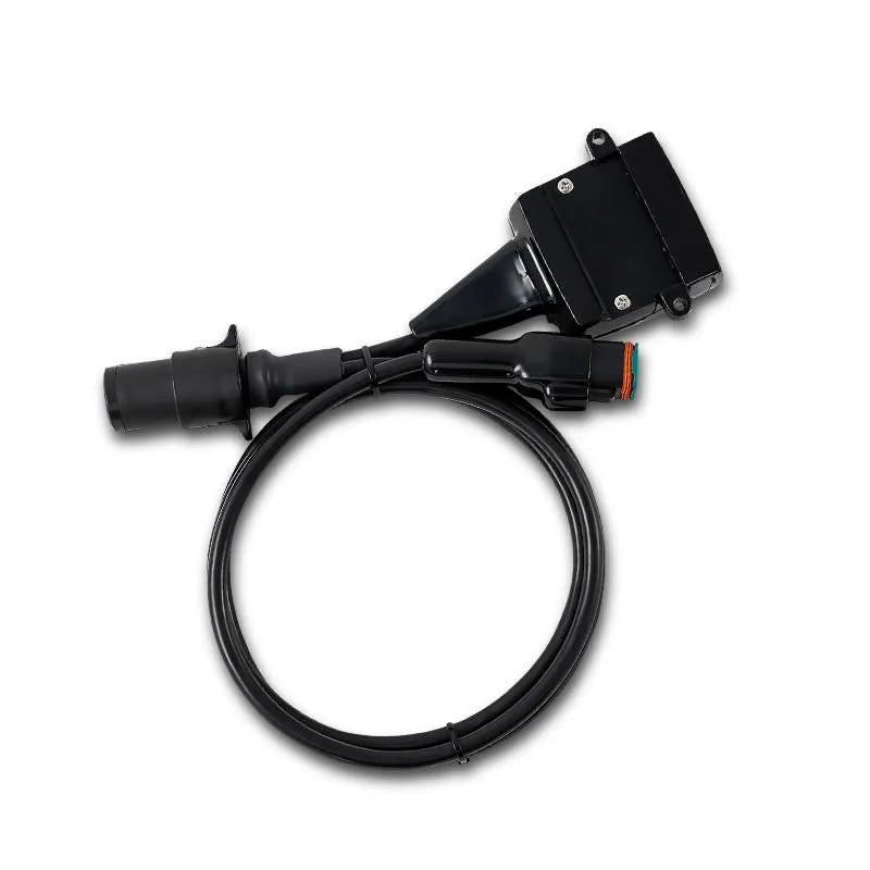 Elecbrakes A 7SR-12 Plug and Play Adapter -  7 Small Round to 12 Flat Socket