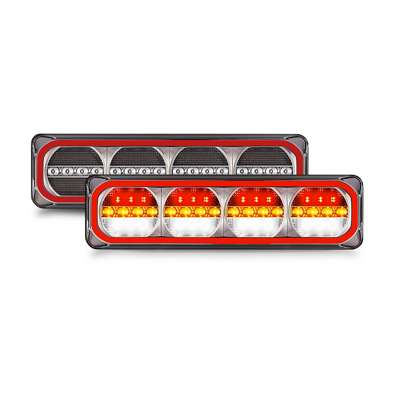 LED Autolamps 520ARWMLCSB 520 Multivolt Stop/Tail/Indicator/Rev Left-Hand Side