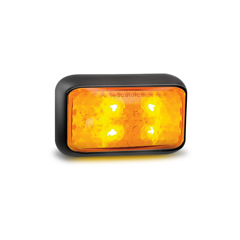 LED Autolamps 35AMB 10/30V LED Side Direction Indicator Light With 30cm Wire