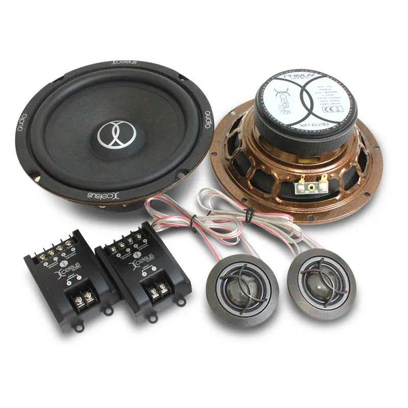Xcelsus Audio XP6.2B 6.5" Premium Series 2-Way Component Speaker Set