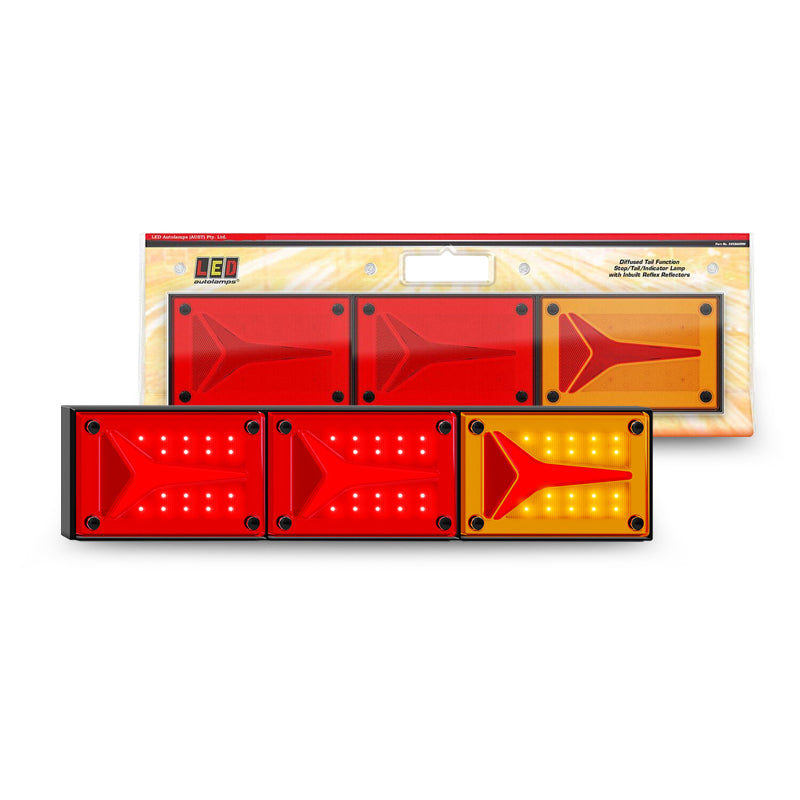 LED Autolamps 595BARRM Stop/Tail/Indicator Lamp/Diffused Tail Function