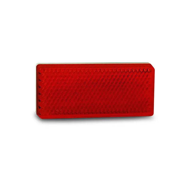 LED Autolamps 7030RB Reflector Red Self Adhesive 100 Pack