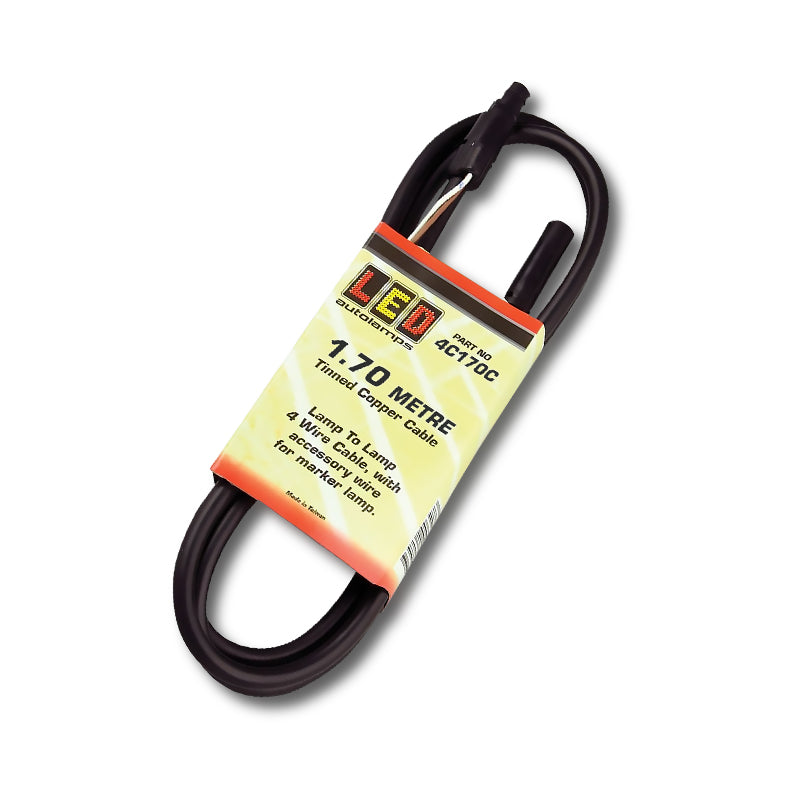 LED Autolamps 4C170C Lamp To Lamp Cable 4 Core 1.7M