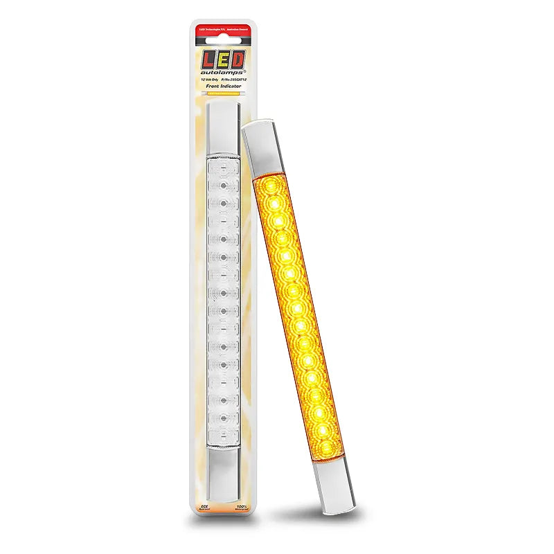 LED Autolamps 285CAT24 Front Indicator With Chrome Bezel 24 Volt