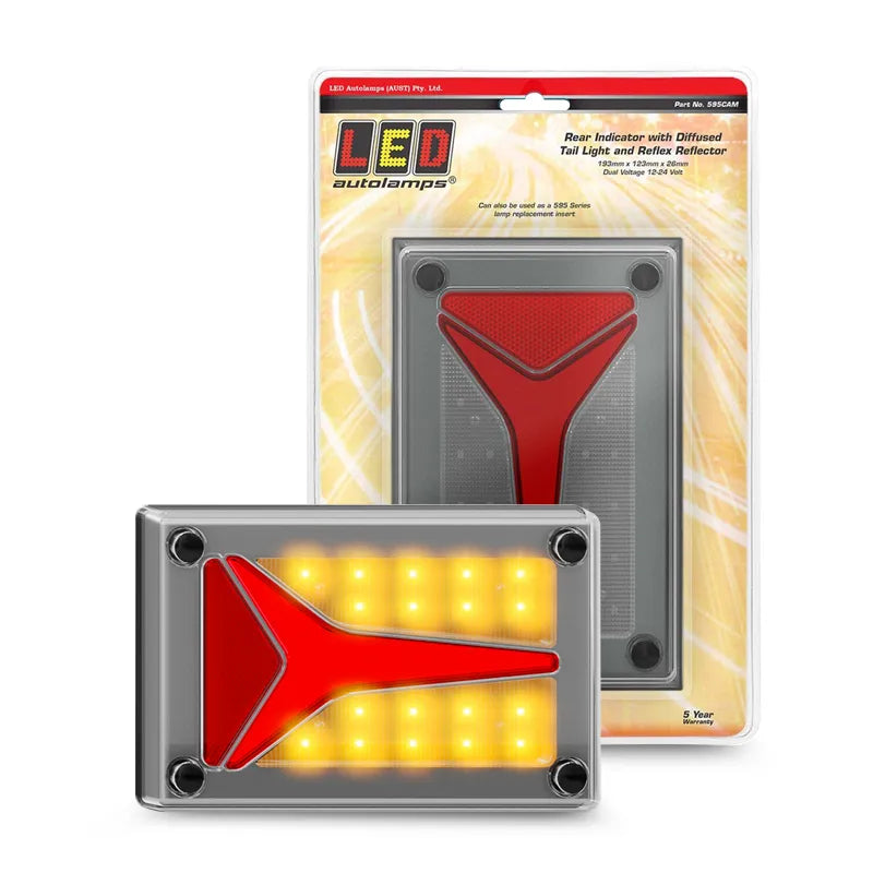 LED Autolamps 595CAM Single Indicator Lamp/Diffused Tail Function