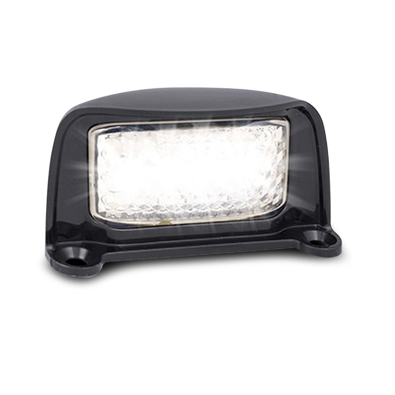 LED Autolamps 35BLMB Multi Volt Licence Plate Lamp Black Bracket With 40cm Wire
