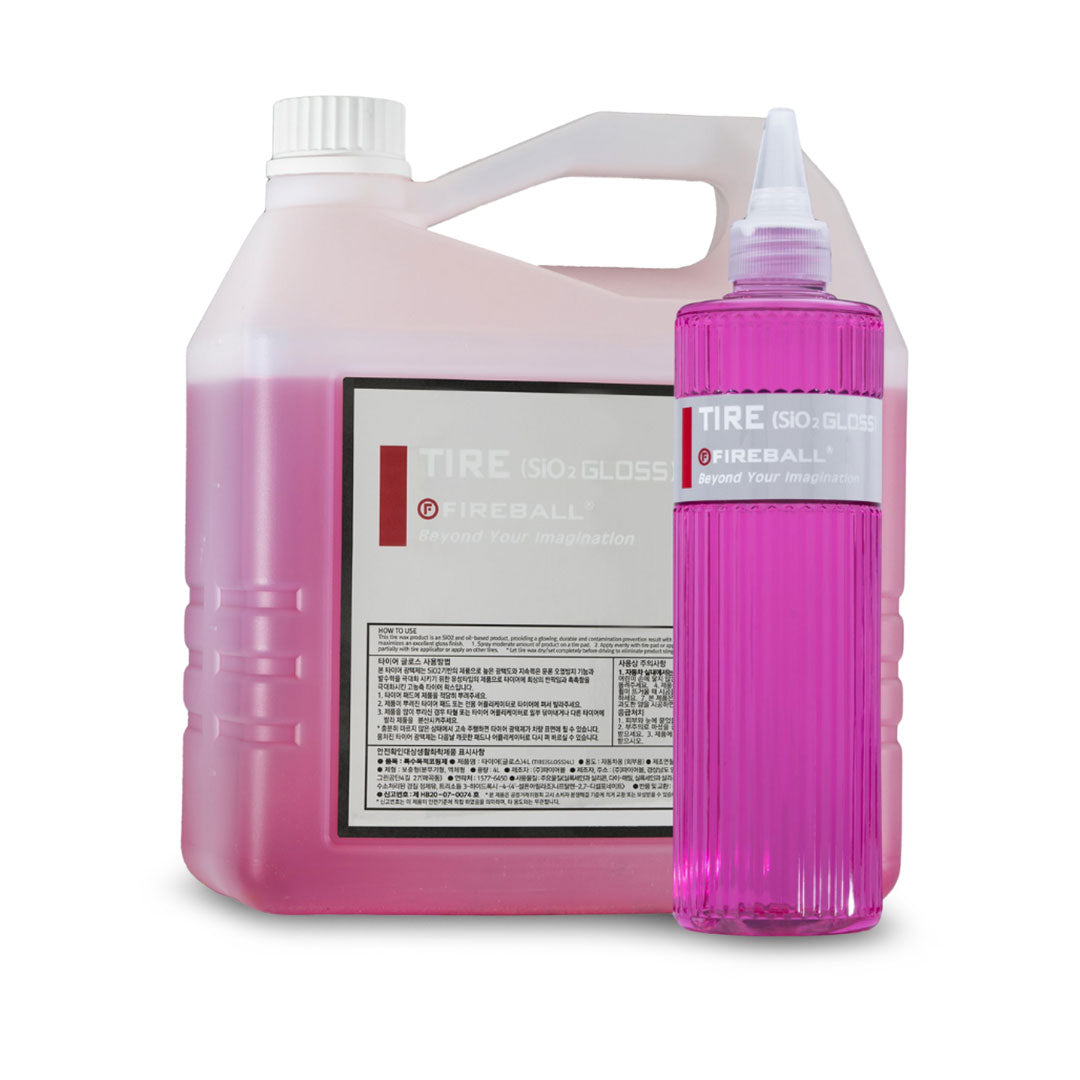 Fireball FB2-TSIOG-4000 Tire SiO2 Gloss 4L – high gloss SiO₂ tire shine and sealant for professional use