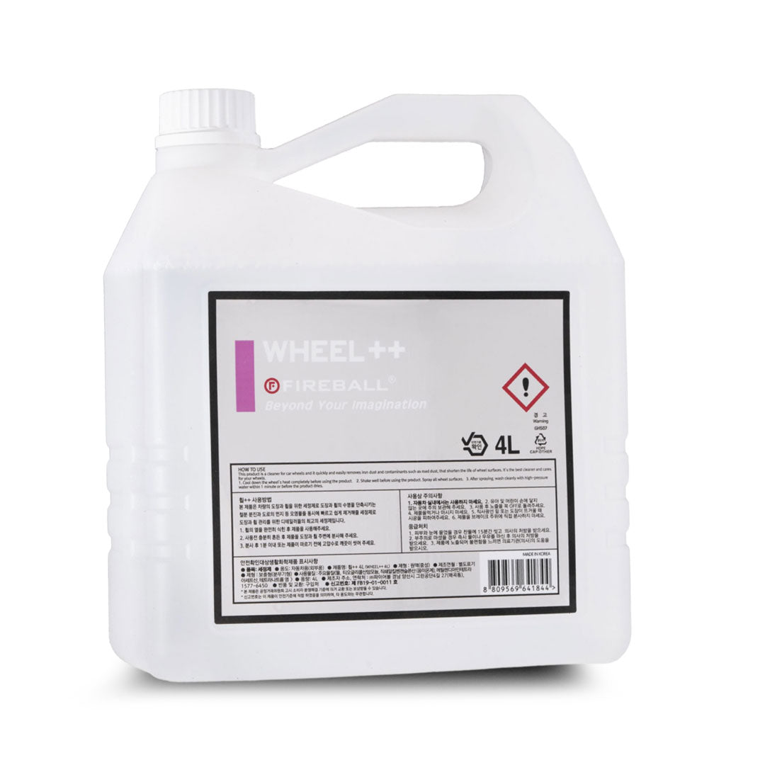 Fireball FB2-WHLPP-4000 WHEEL++ 4L – professional wheel cleaner and iron remover for automotive wheels