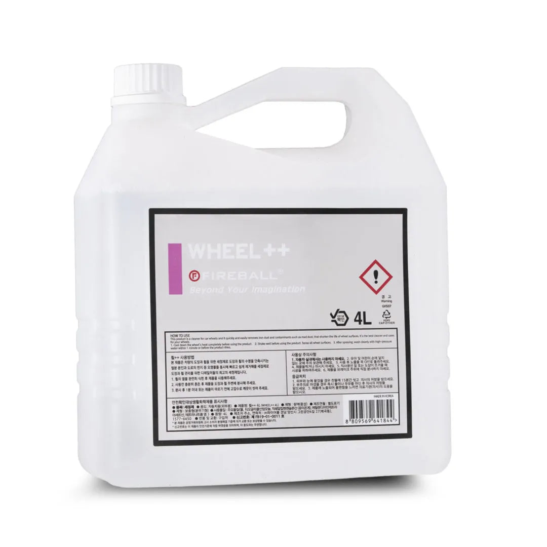 Fireball FB2-WHLPP-4000 WHEEL++ 4L – professional wheel cleaner and iron remover for automotive wheels