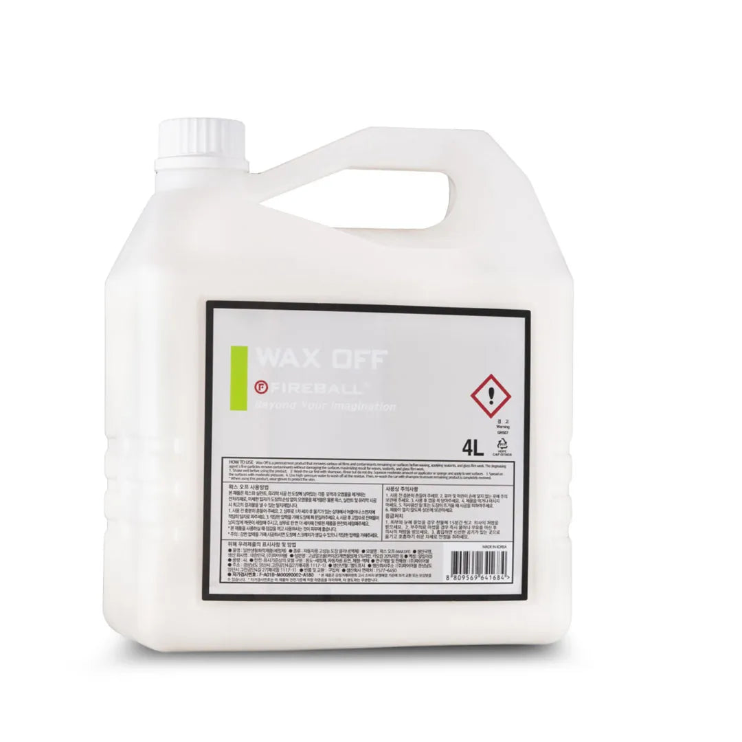 Fireball FB2-WAXOF-4000 Wax Off 4L – High-Performance Automotive Wax Remover for Paint & Glass