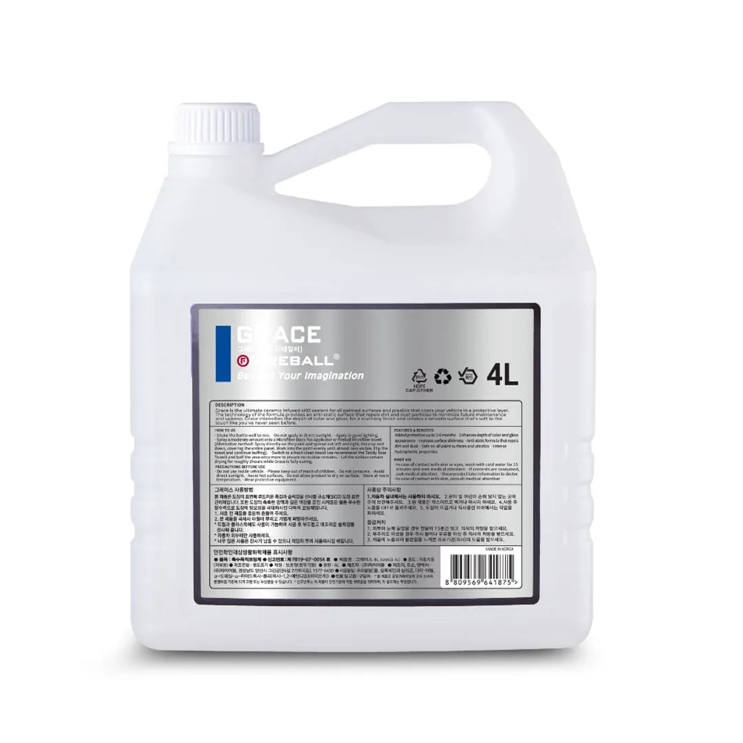 Fireball FB2-GRACE-4000 Grace 4L – Ceramic Paint Sealant with Gloss & Dirt-Repelling Properties