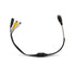 MONGOOSE PVC12HDM 4 Pin Male to RCA and Power - Heavy Duty Camera Adapter Cable