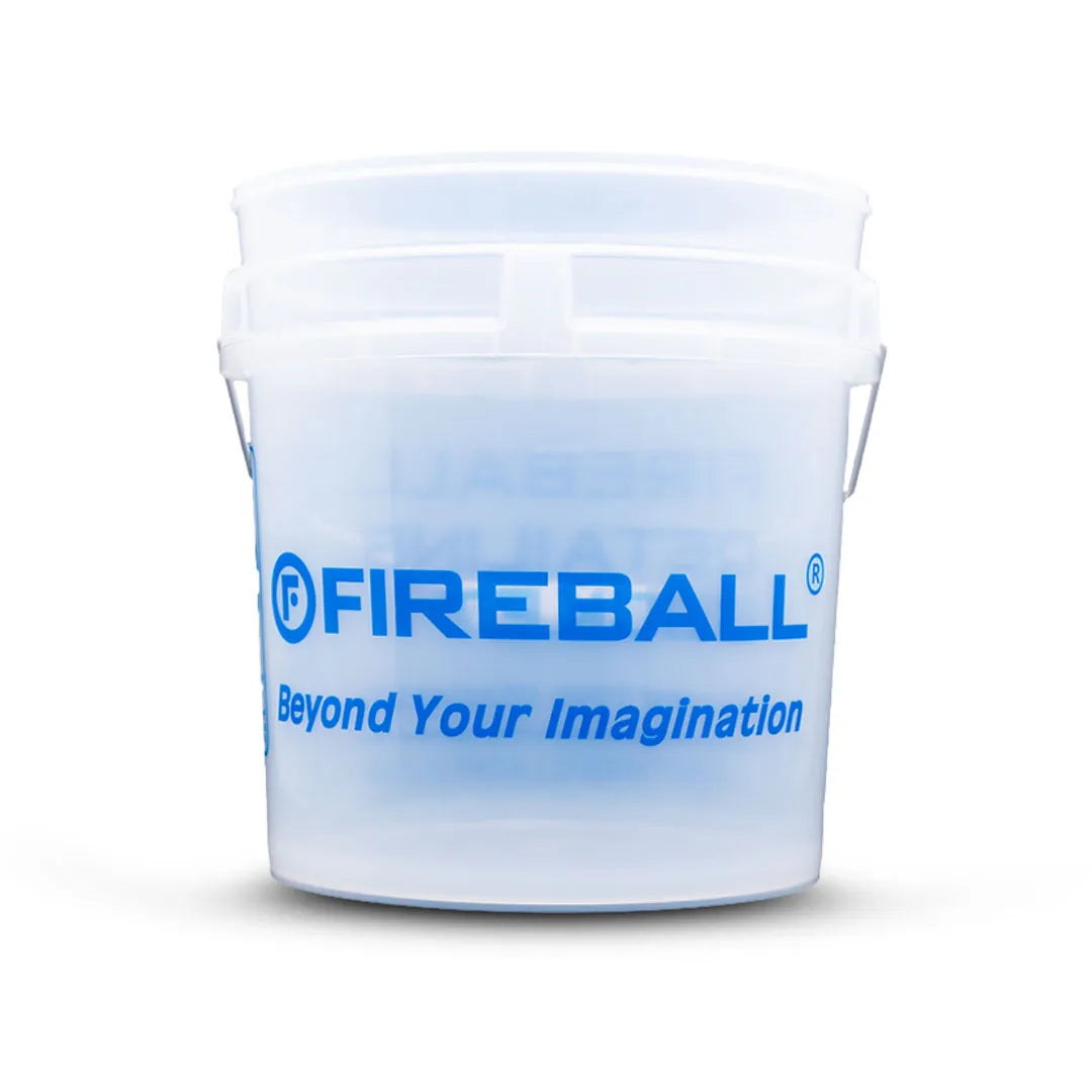 Fireball FB2-FWBKT-CW Fireball Bucket Clear-White – heavy-duty car wash and detailing bucket