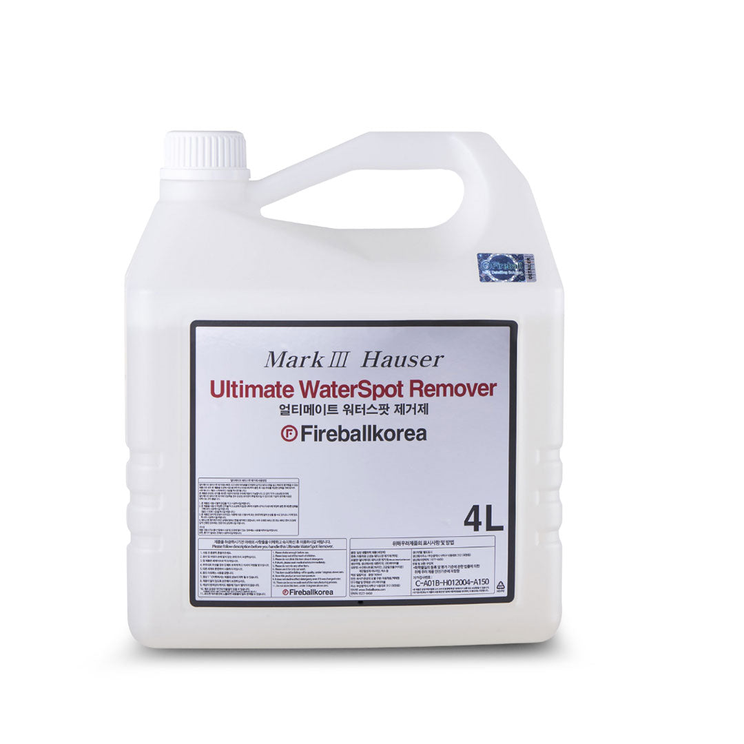 Fireball FB2-WSPRM-4000 Waterspot Remover 4L – Car Paint & Glass Hard Water Stain Cleaner
