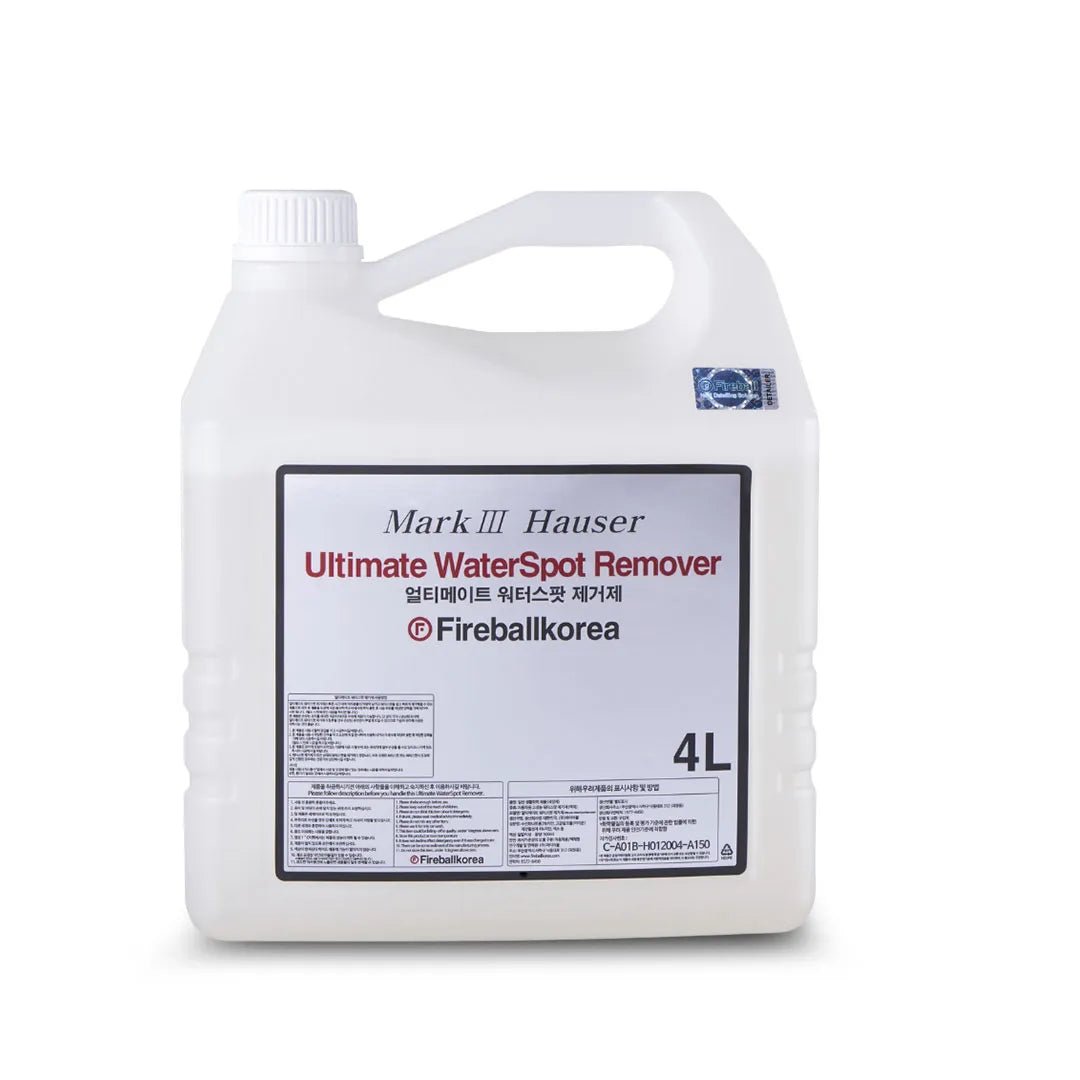 Fireball FB2-WSPRM-4000 Waterspot Remover 4L – Car Paint & Glass Hard Water Stain Cleaner