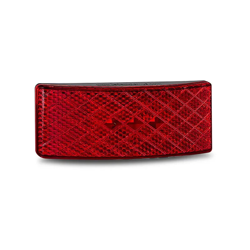 LED Autolamps EU38BRMHDB Red 3 LED Side Marker with Reflector