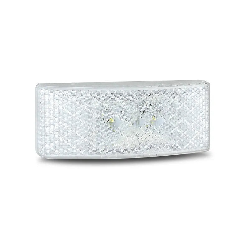 LED Autolamps EU38WMHDB White 3 LED Feo Marker W/ Reflector